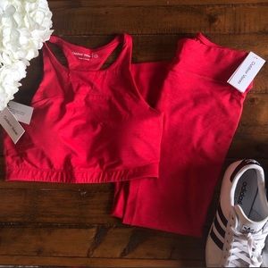 TechSweat Set Outdoor Voices NWT Sz M Poppy